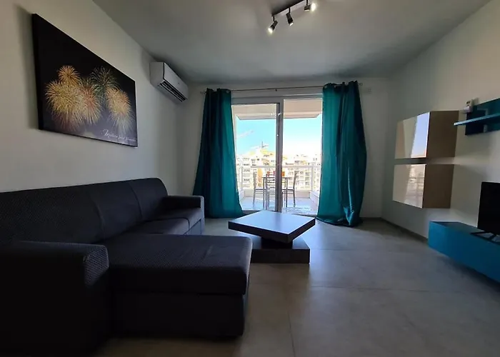 St Julians Bay Sea Front Апартаменты Сент Джулианс